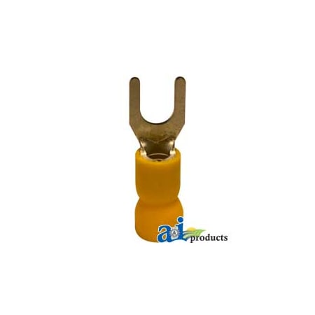 A & I Products Spade Terminal, Insulated, Wire Size 12-10, Stud Size No 10, 10 Pk 1.75 x4 x1.75 A-R29
